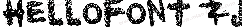 HelloFont ZJ KeKouKeAiTi中字字体转换